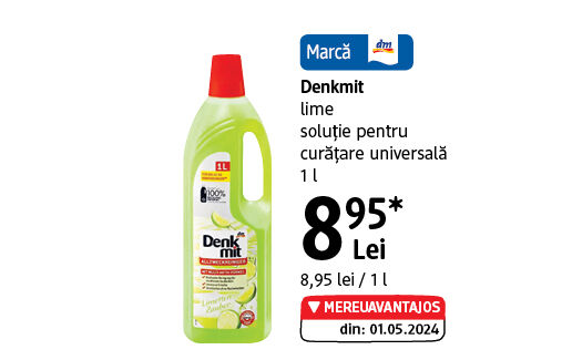 Denkmit lime soluție curățare