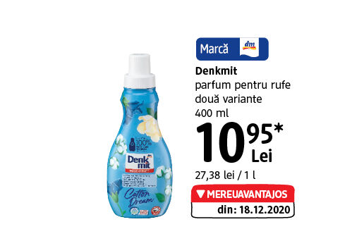 Denkmit parfum pentru rufe