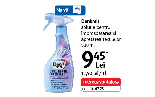Denkmit soluție pentru textile
