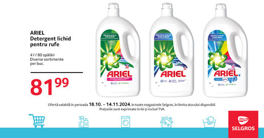 Detergent lichid Ariel