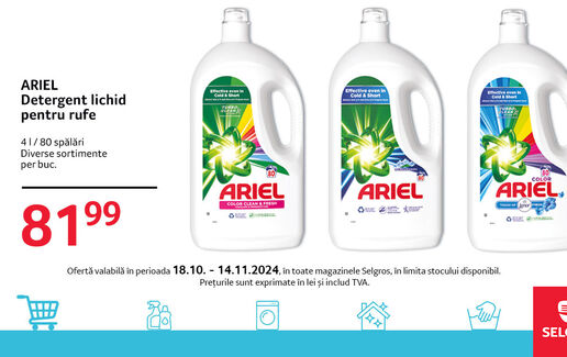 Detergent lichid Ariel