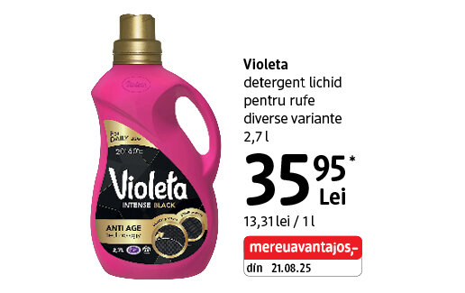 Ofertă Detergent lichid pentru rufe Violeta - dm