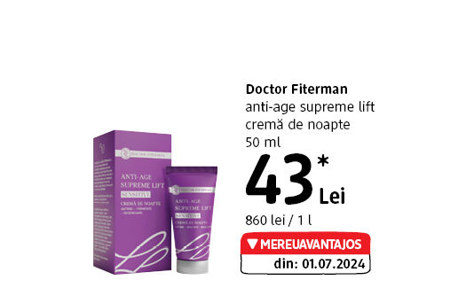 Doctor Fiterman cremă de noapte