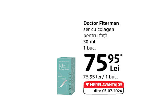 Doctor Fiterman ser cu colagen