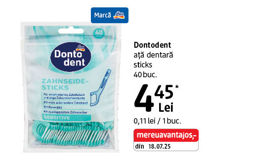 Dontodent ață dentară sticks