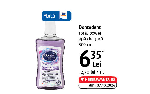 Dontodent apă de gură