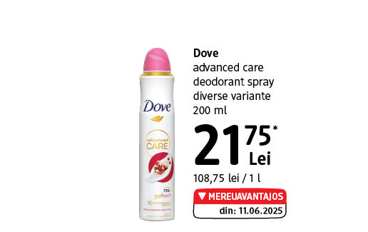 Dove deo spray