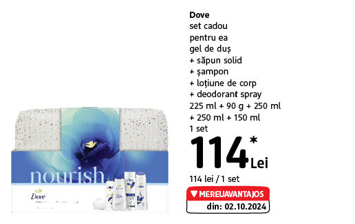 Dove set cadou pentru ea