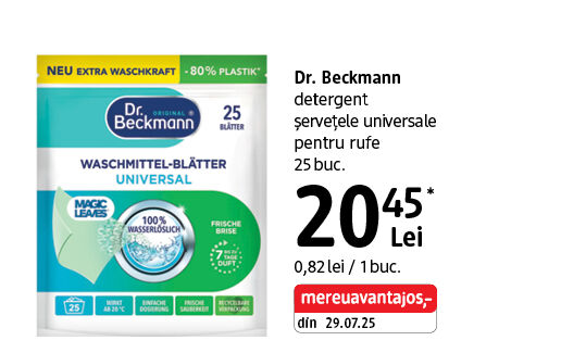Dr. Beckmann detergent