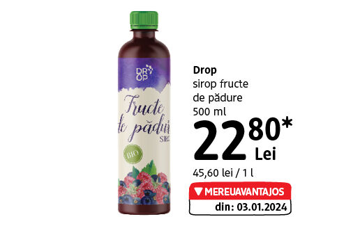 Drop sirop fructe de pădure