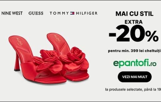 EXTRA 20% reducere la ePantofi