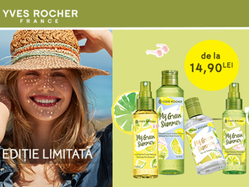 Ofertă Editie limitata My Green Summer - Yves Rocher