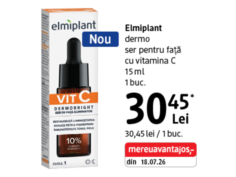 Ofertă Elmiplant Dermo ser pentru față - dm