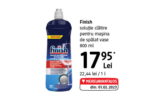 Finish soluție clătire