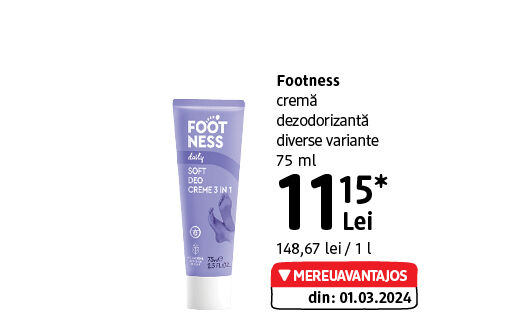 Footness cremă dezodorizantă