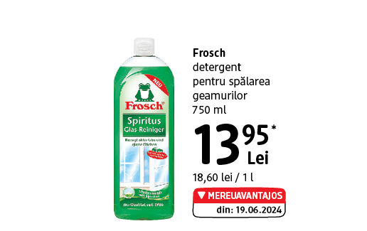 Frosch detergent geamuri