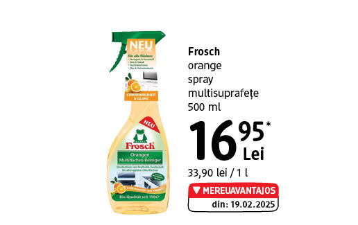 Frosch orange spray