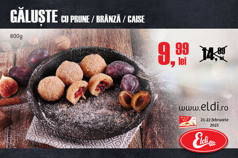 GĂLUŞTE CU PRUNE / BRÂNZĂ / CAISE - preț special