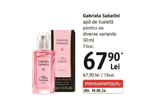 Gabriela Sabatini apă de toaletă