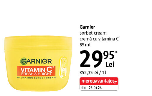 Garnier cremă cu vitamina C