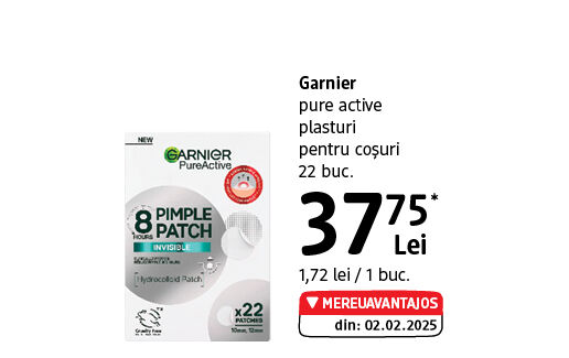 Garnier pure active plasturi