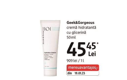 Geek&Gorgeous cremă hidratantă