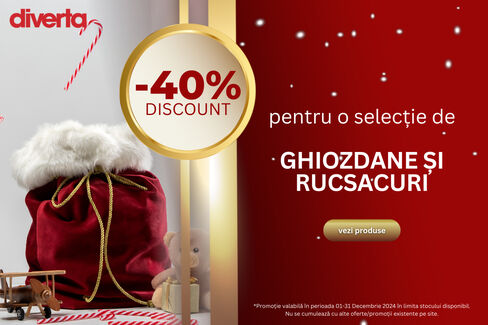 Ghiozdane & rucsacuri până la 40% reducere