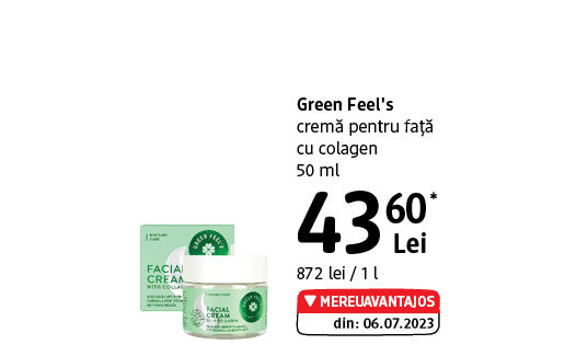 Green Feel's cremă pentru față