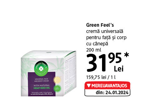 Green Feel's crema
