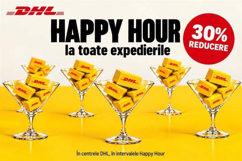 Ofertă Happy Hour – 30% reducere - DHL