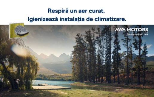 Igienizează instalația de climatizare la Avia Motors