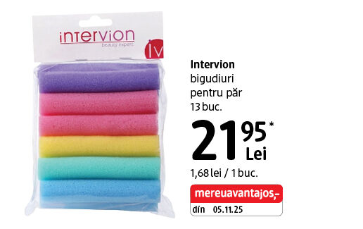 Intervion bigudiuri pentru păr
