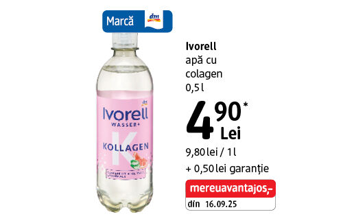 Ivorell apă colagen