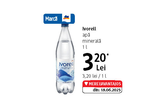Ivorell apă minerală
