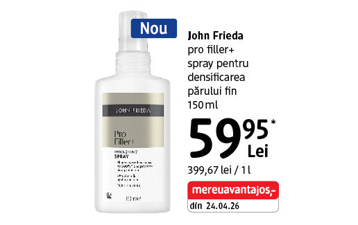 John Frieda spray pentru densificarea părului