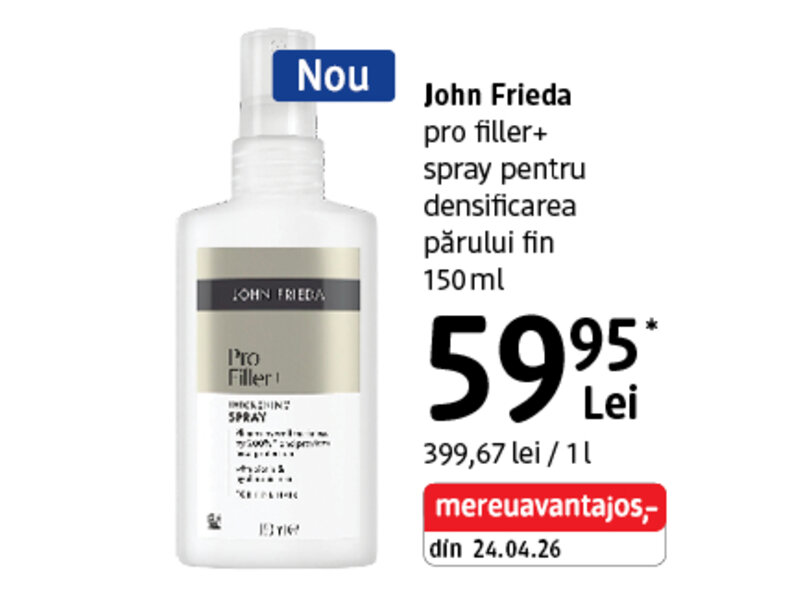Ofertă John Frieda spray pentru densificarea părului - dm