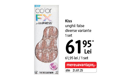 Kiss unghii false