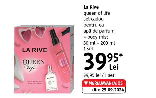 La Rive queen of life set cadou