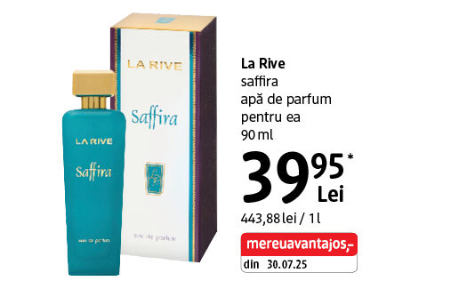 La Rive saffira apă de parfum