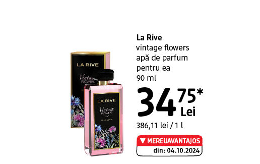 La Rive vintage flowers