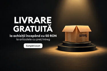 Livrare gratuită la achiziții de minimum 50 lei