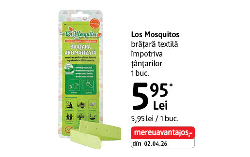 Los Mosquitos brățară împotriva țânțarilor