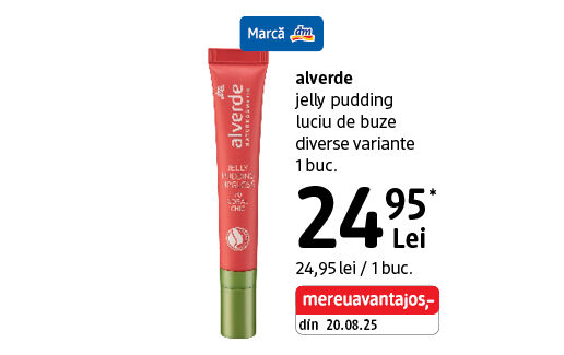 Luciu de buze alverde Jelly Pudding