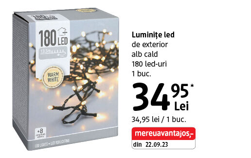Luminițe led de exterior