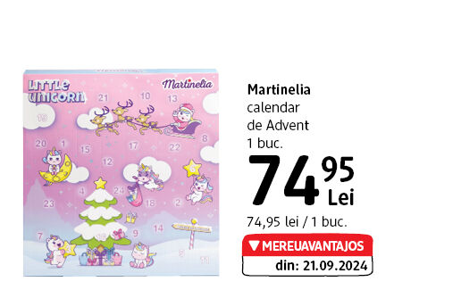 Martinelia calendar de Advent