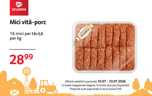 Mici vită & porc