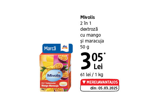 Mivolis 2 în 1 bomboane