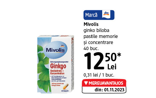 Mivolis ginko biloba