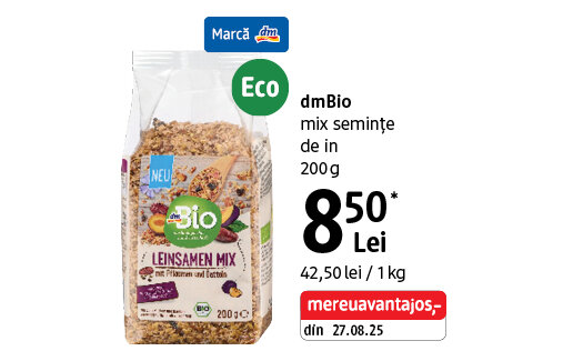 Ofertă Mix de semințe de in dmBio - dm