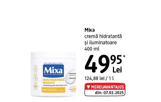 Mixa cremă hidratantă